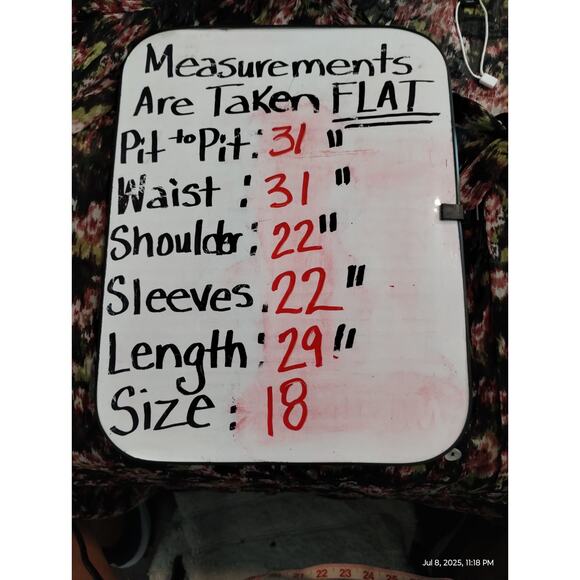 Mango MNG Women's size 3X Sheer Floral Bow Tie Puff Ruffle Sleeve Carol Blouse - Picture 3 of 12